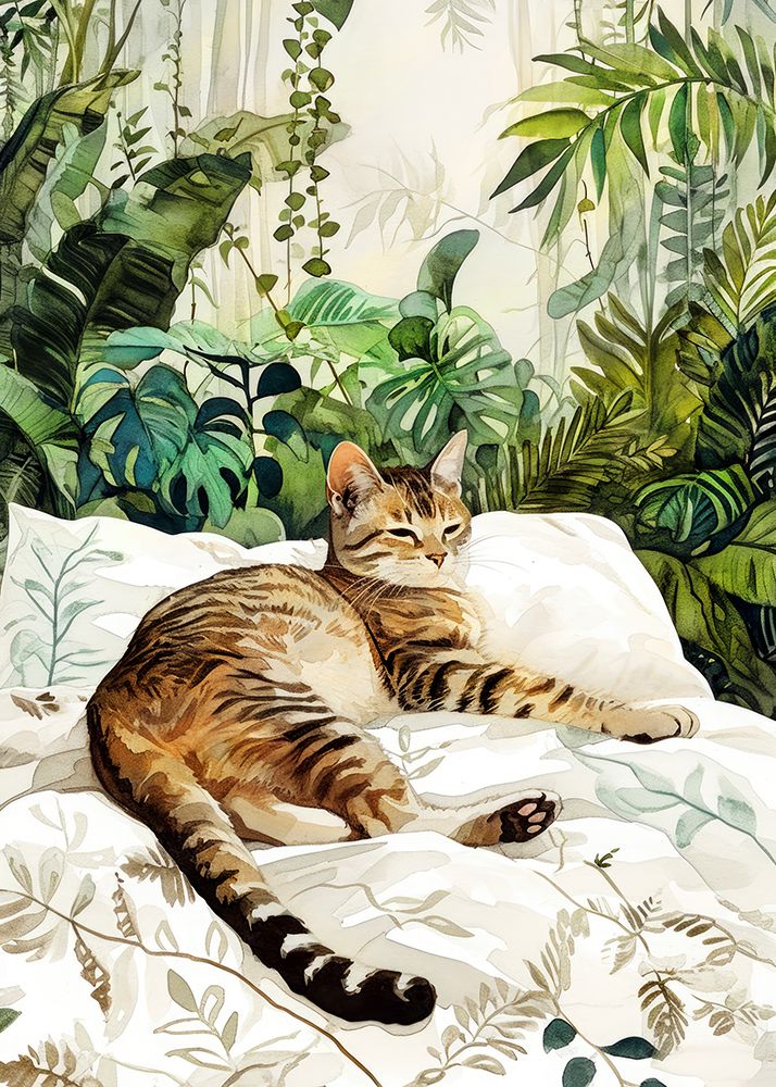 CatAnd#039;s life 3 art print by Justyna Jaszke for $57.95 CAD