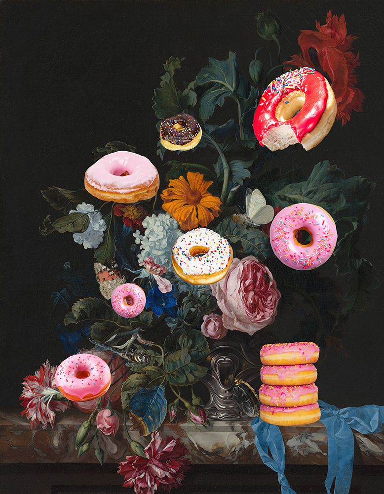Bouquet of Donuts art print by The Art Concept for $57.95 CAD