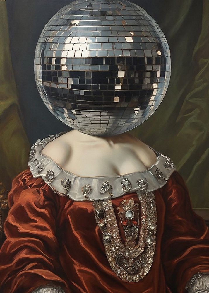 Antique Disco Ball art print by The Art Concept for $57.95 CAD