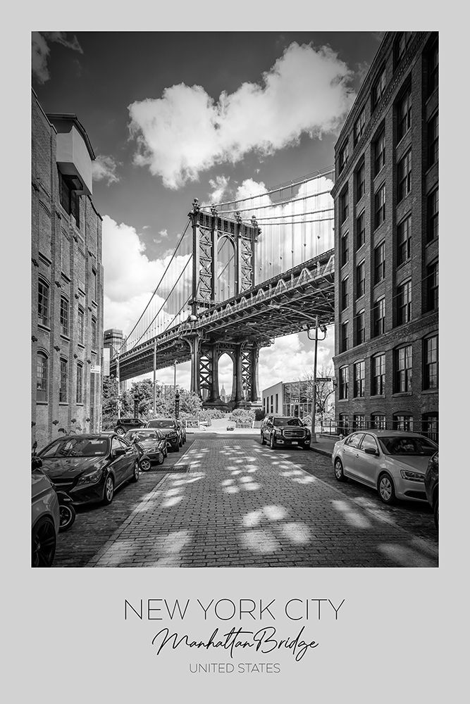 In focus: NEW YORK CITY Manhattan Bridge art print by Melanie Viola for $57.95 CAD