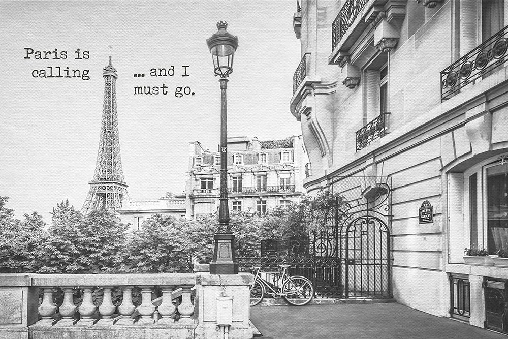 Paris is calling art print by Melanie Viola for $57.95 CAD