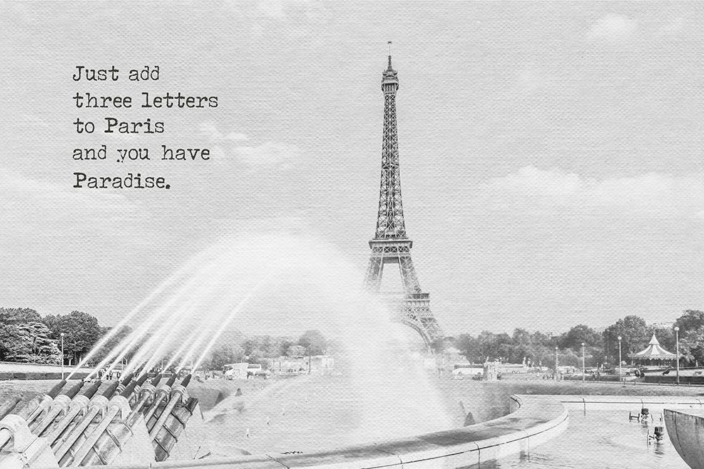 Paradise - Paris Eiffel Tower art print by Melanie Viola for $57.95 CAD