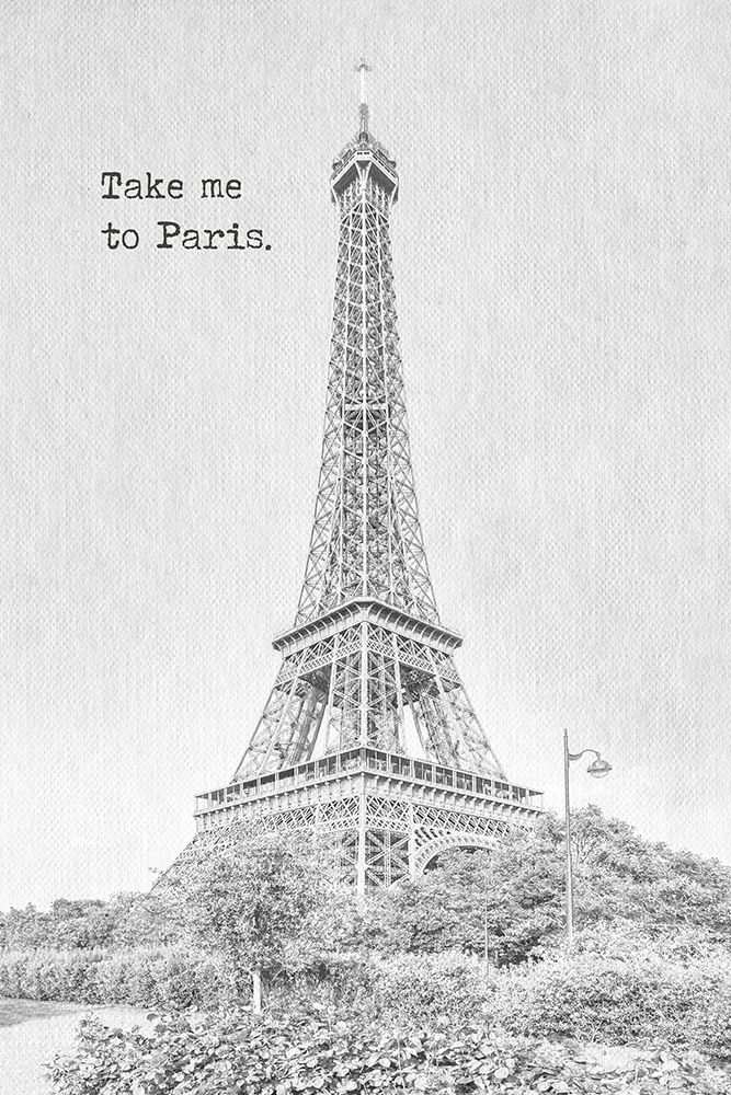 Take me to Paris art print by Melanie Viola for $57.95 CAD