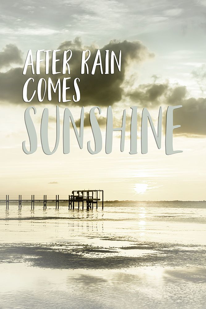 After rain comes sunshine | Sunset art print by Melanie Viola for $57.95 CAD