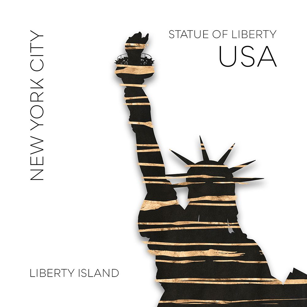 Urban Art NYC Statue of Liberty art print by Melanie Viola for $57.95 CAD