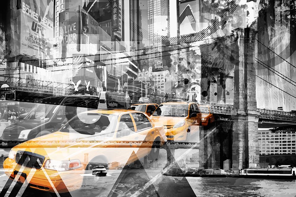 New York City | Geometric Mix No. 9 colorkey art print by Melanie Viola for $57.95 CAD