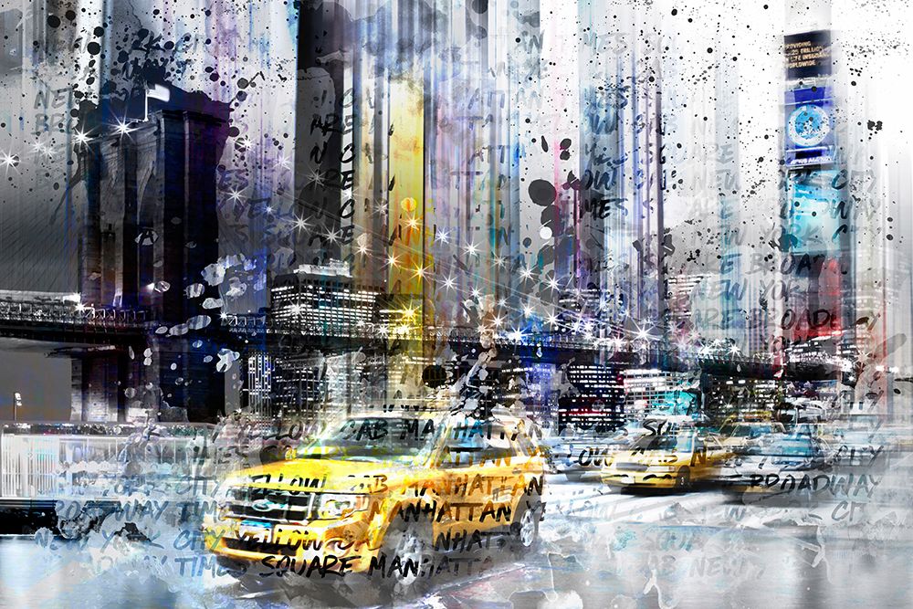 NYC Collage art print by Melanie Viola for $57.95 CAD