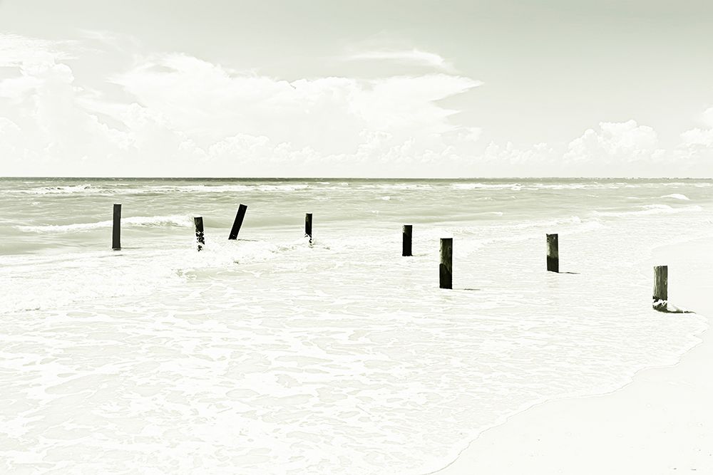 Vintage Ocean View art print by Melanie Viola for $57.95 CAD