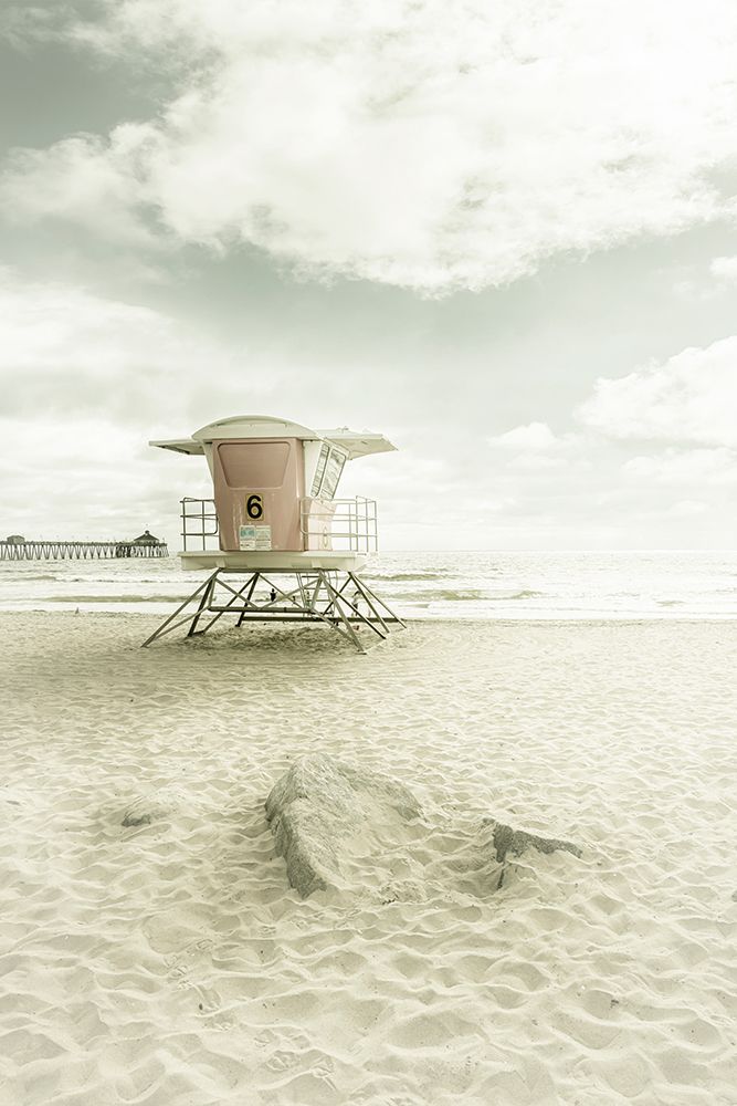 CALIFORNIA Vintage Imperial Beach art print by Melanie Viola for $57.95 CAD