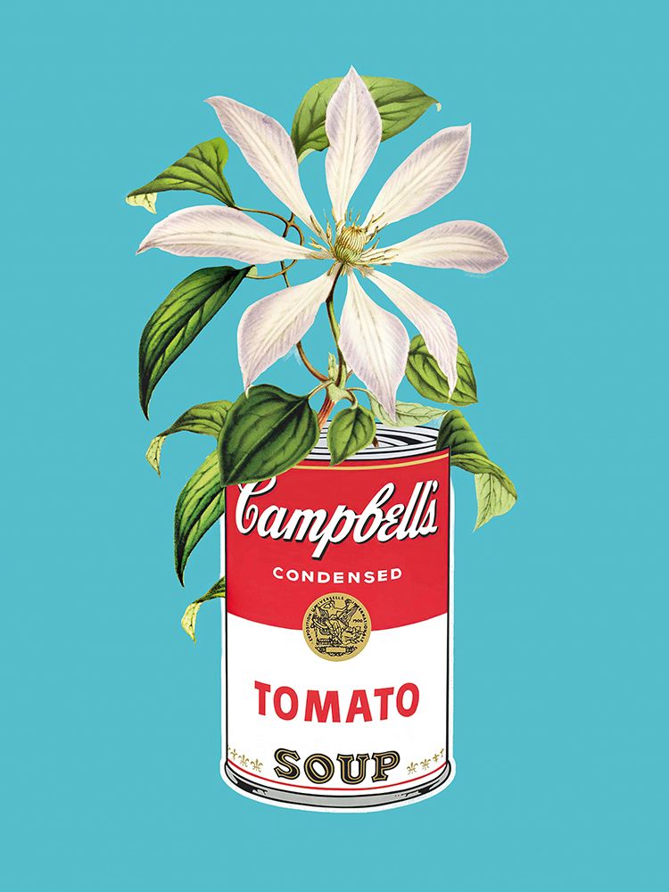Campbells and Flowers art print by Dikhotomy for $57.95 CAD