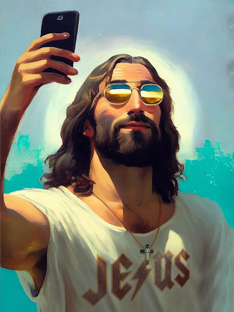 I Am Jesus art print by Dikhotomy for $57.95 CAD