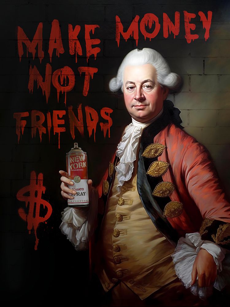 Make Money Not Friends art print by Dikhotomy for $57.95 CAD