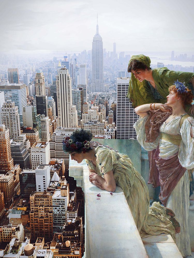 Manhattan View art print by Dikhotomy for $57.95 CAD