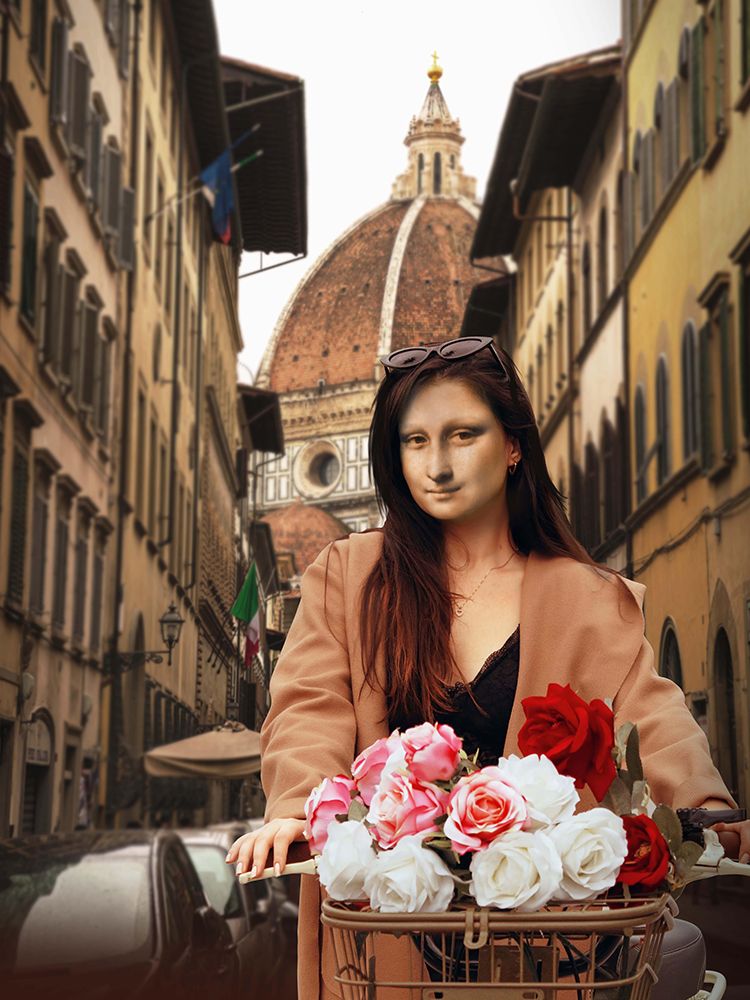 Mona On Florence art print by Dikhotomy for $57.95 CAD