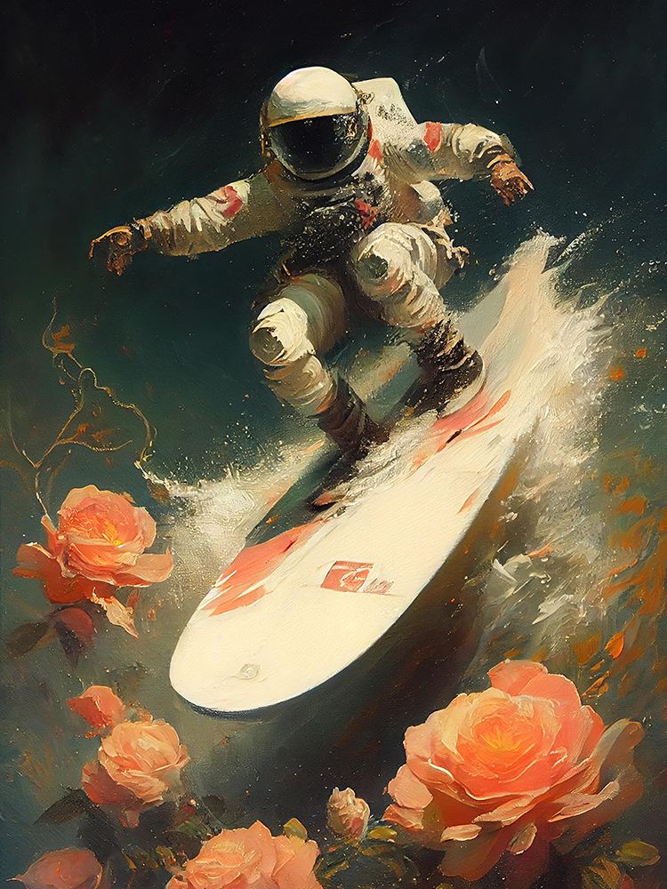 My Space Wave art print by Dikhotomy for $57.95 CAD