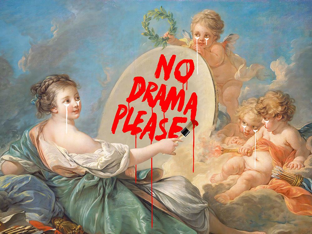 No Drama art print by Dikhotomy for $57.95 CAD