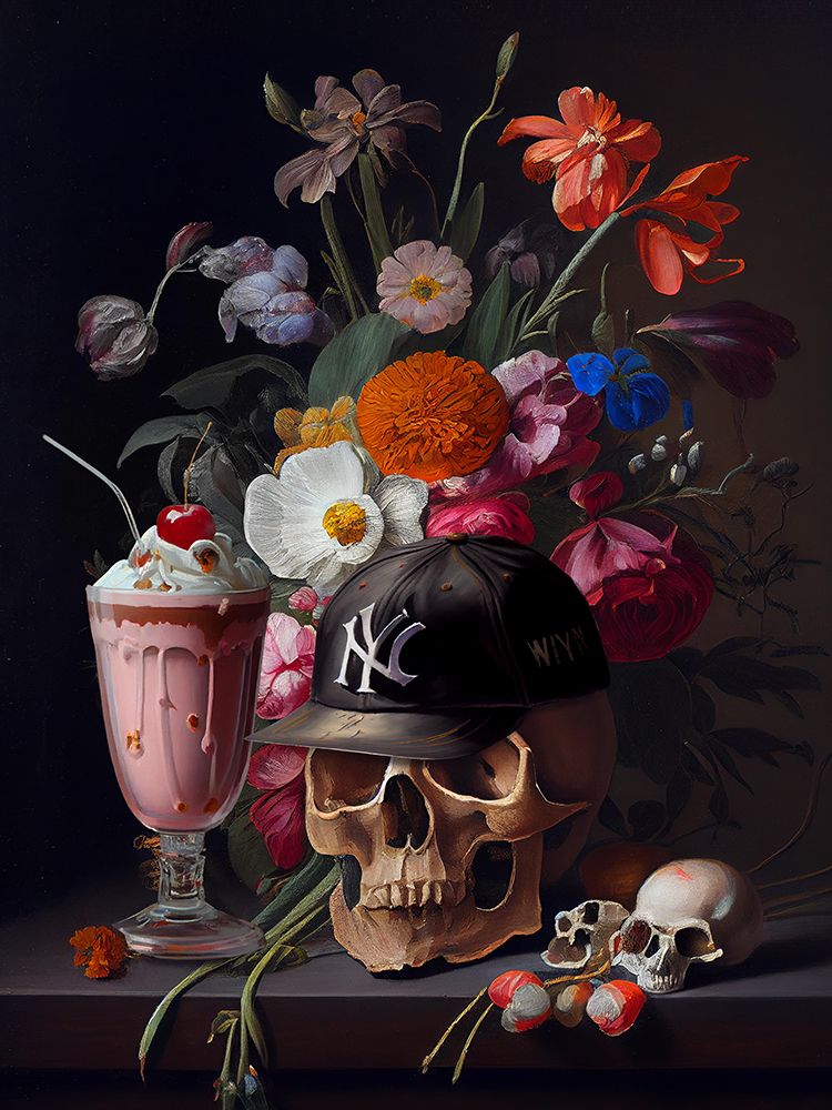 Skull Still Life art print by Dikhotomy for $57.95 CAD