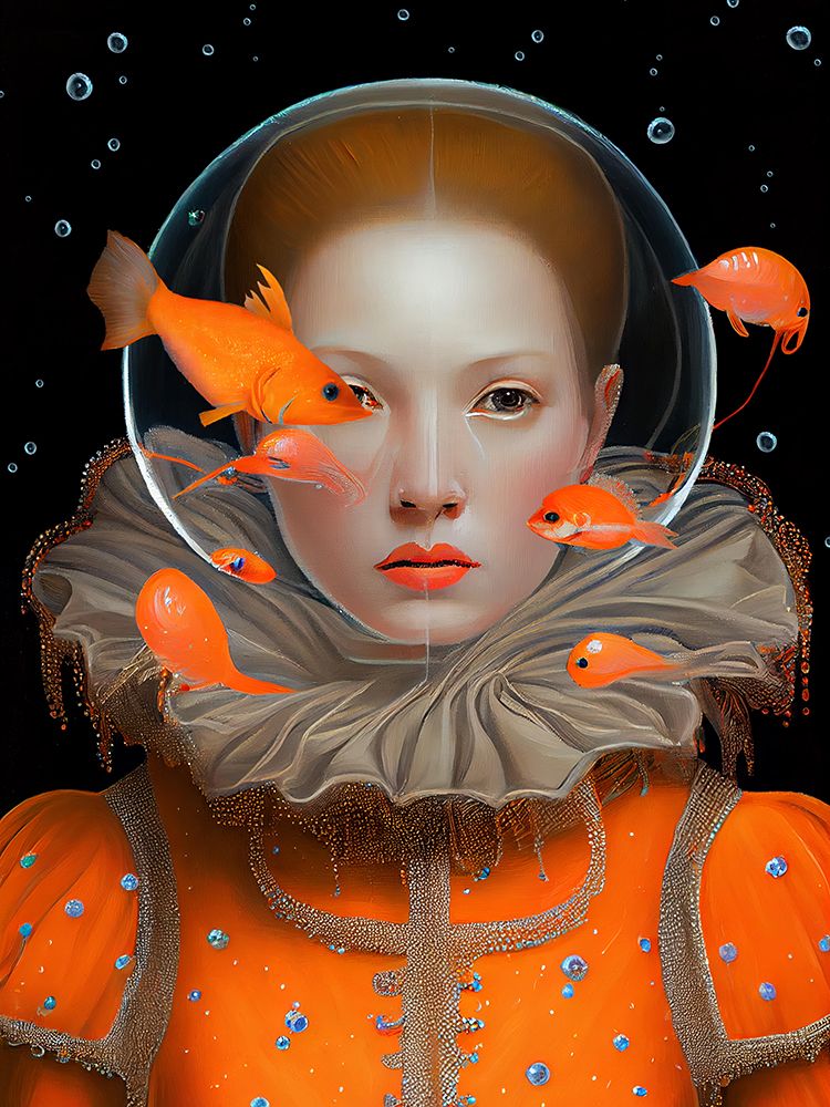 The Princess of Deep Sea art print by Dikhotomy for $57.95 CAD