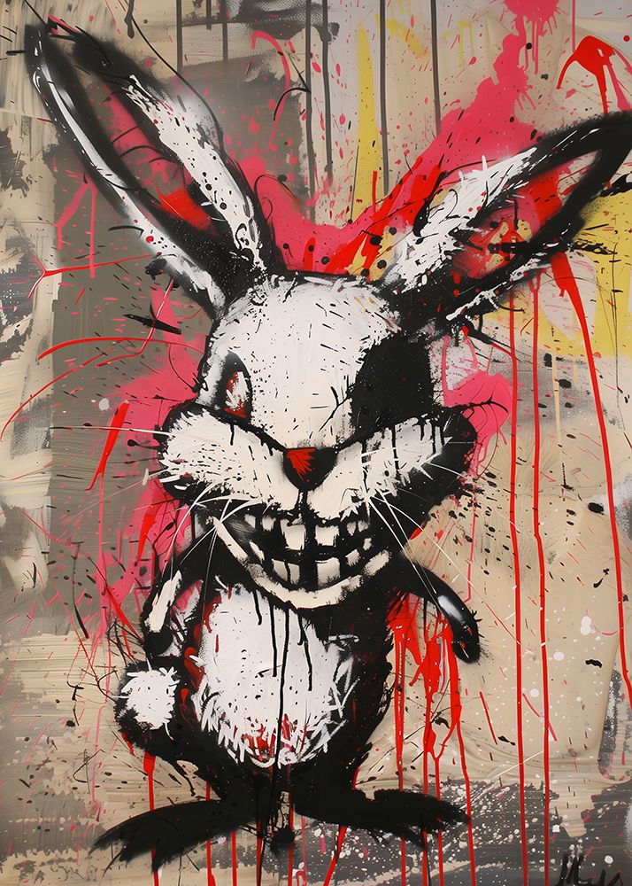 Scary Bunny art print by Andreas Magnusson for $57.95 CAD