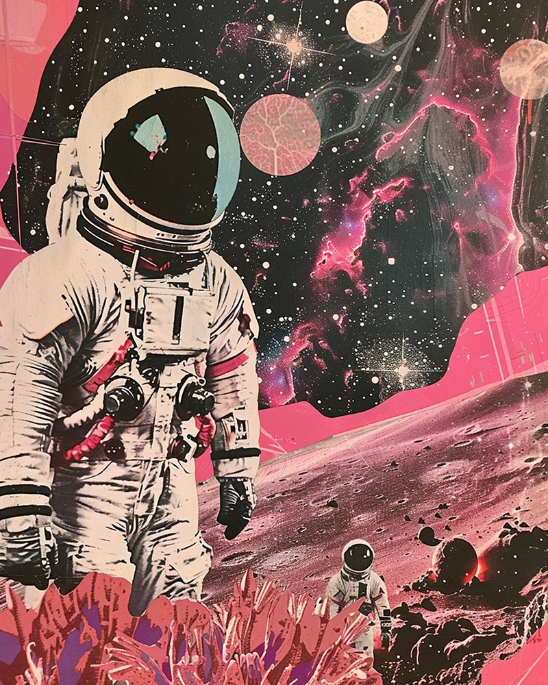 Astronaut Walk art print by Samantha Hearn for $57.95 CAD