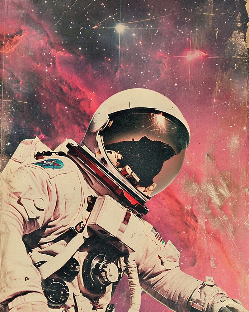 Astronaut In Space art print by Samantha Hearn for $57.95 CAD