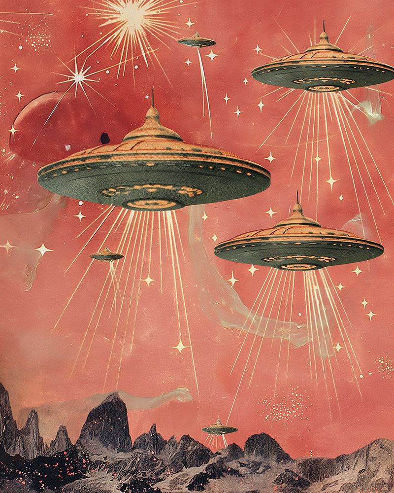 UFO Skies art print by Samantha Hearn for $57.95 CAD