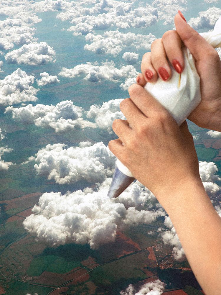 Piping Clouds - Whipped Cream art print by Vertigo Artography for $57.95 CAD