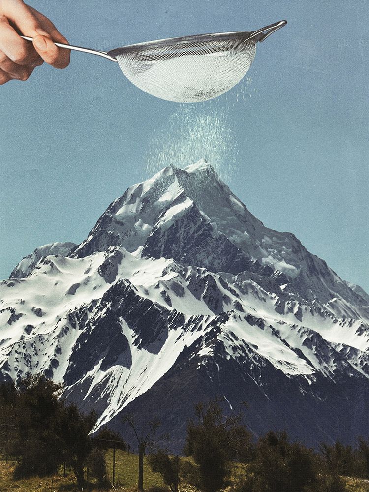 Sifted Summit - Snow Sugar on Mountain Peak art print by Vertigo Artography for $57.95 CAD