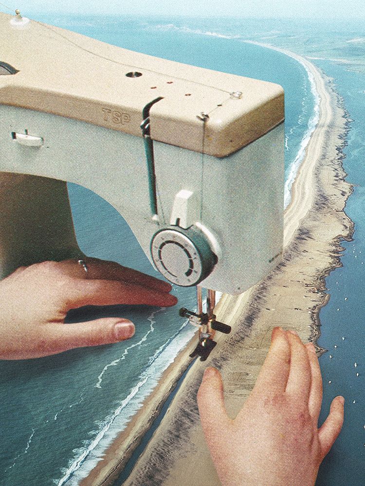 Seamstress Causeway - Sewing Machine art print by Vertigo Artography for $57.95 CAD