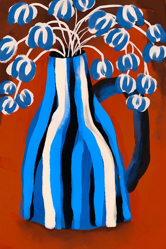 Striped Vase art print by Treechild for $57.95 CAD
