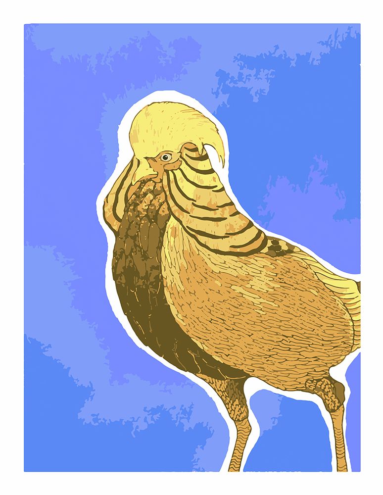 Gold Pheasant art print by Max Lunden for $57.95 CAD