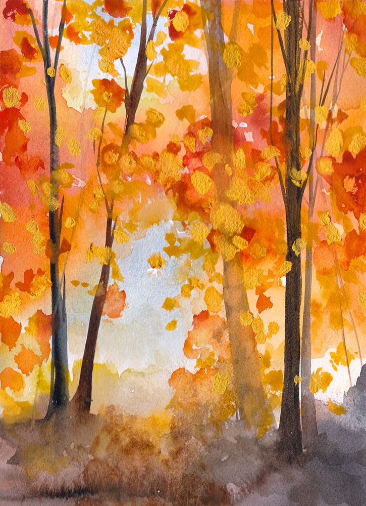 Autumn Grove art print by Christine Lindstrom for $57.95 CAD