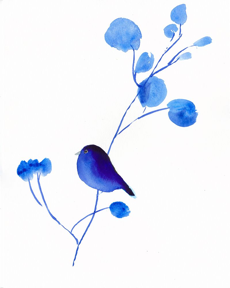 Bluebird Ii Small art print by Christine Lindstrom for $57.95 CAD