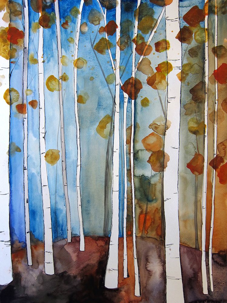 Fall Leaves art print by Christine Lindstrom for $57.95 CAD