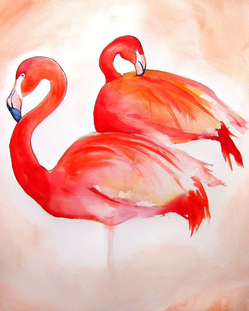 Flamingos art print by Christine Lindstrom for $57.95 CAD