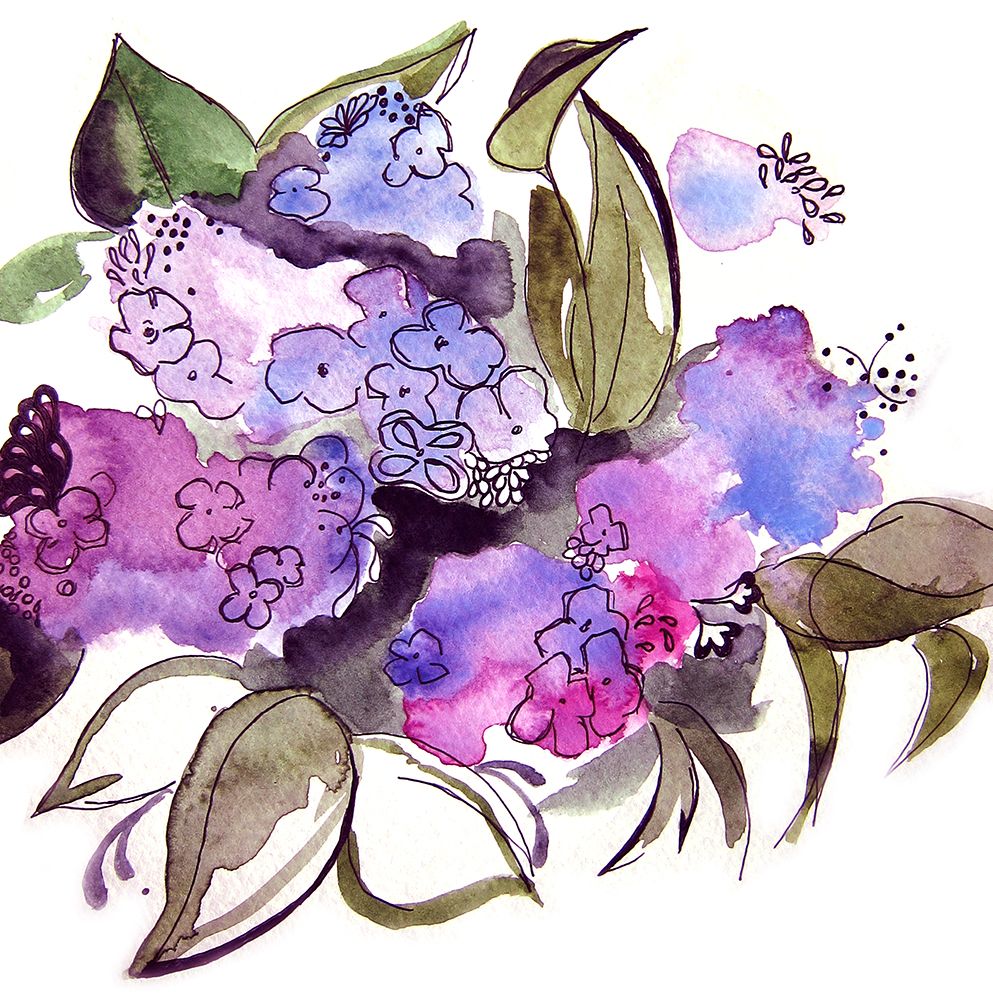 Floral2 art print by Christine Lindstrom for $57.95 CAD