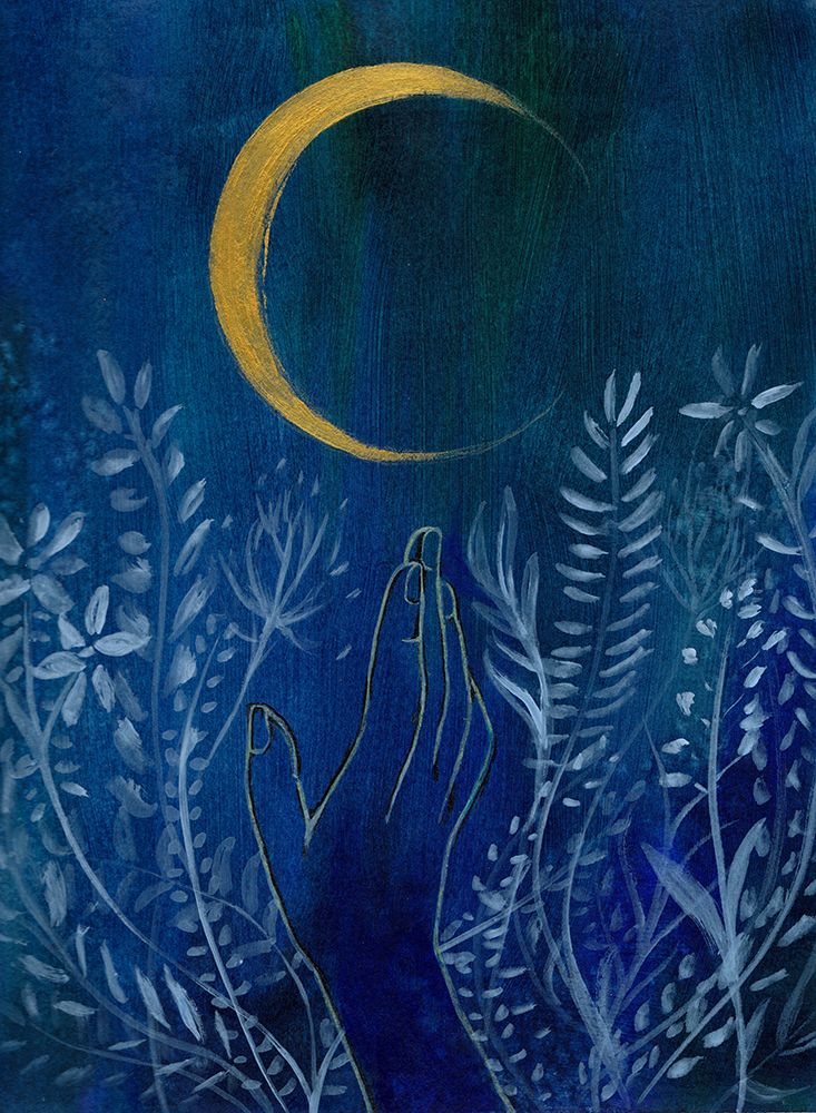 Flower Moon art print by Christine Lindstrom for $57.95 CAD