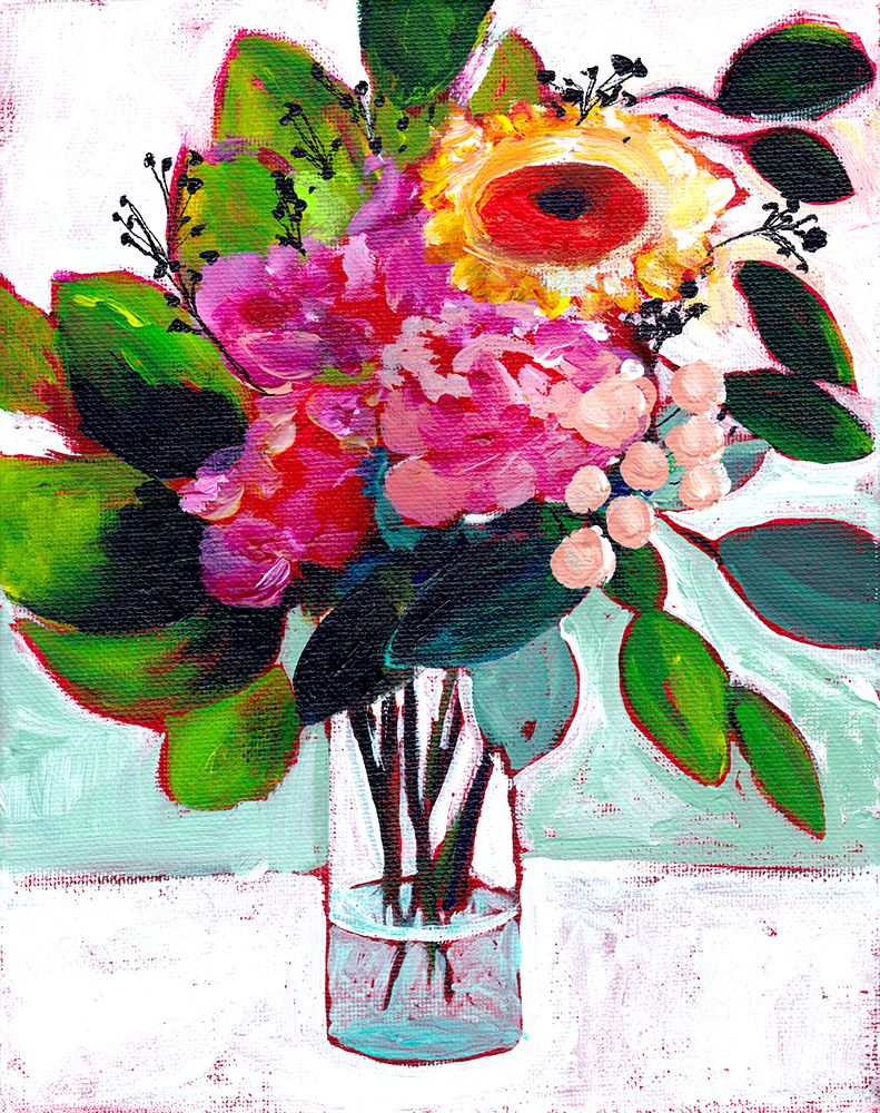 Julys Flowers art print by Christine Lindstrom for $57.95 CAD