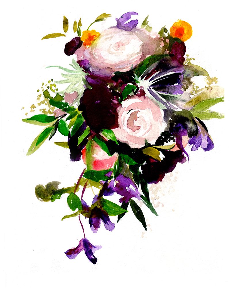 Katharines Bouquet art print by Christine Lindstrom for $57.95 CAD