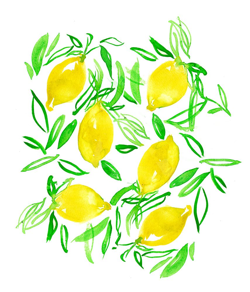 Lemons art print by Christine Lindstrom for $57.95 CAD