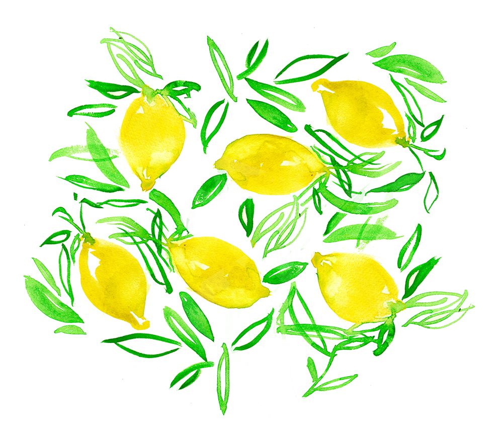 Lemons1 art print by Christine Lindstrom for $57.95 CAD