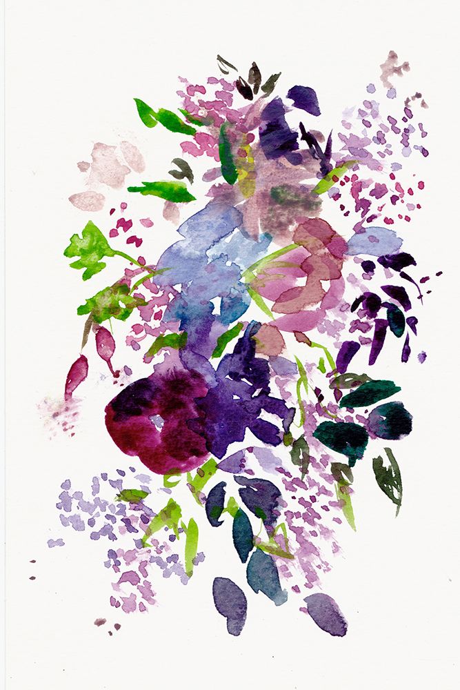 Lilac Bouquet art print by Christine Lindstrom for $57.95 CAD