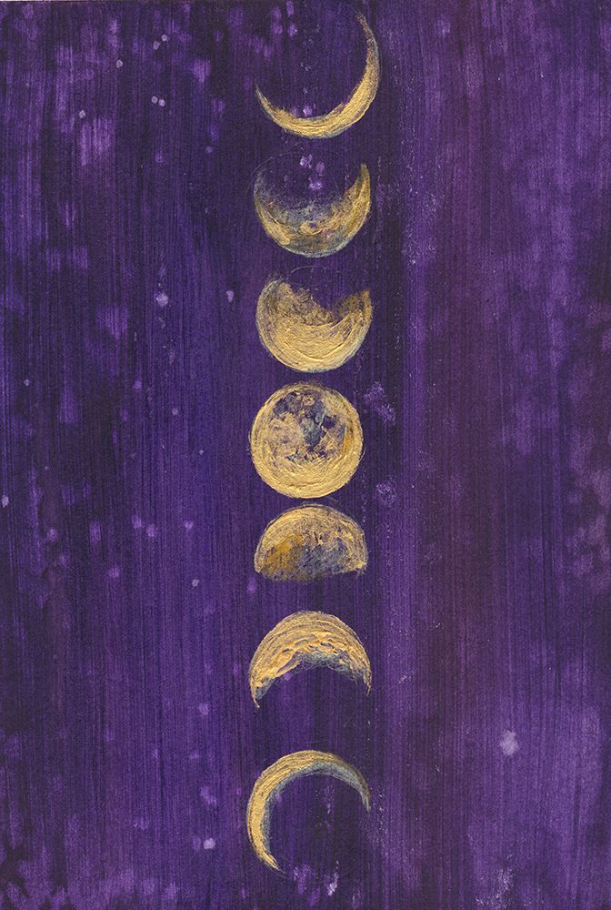 Moon Phases art print by Christine Lindstrom for $57.95 CAD