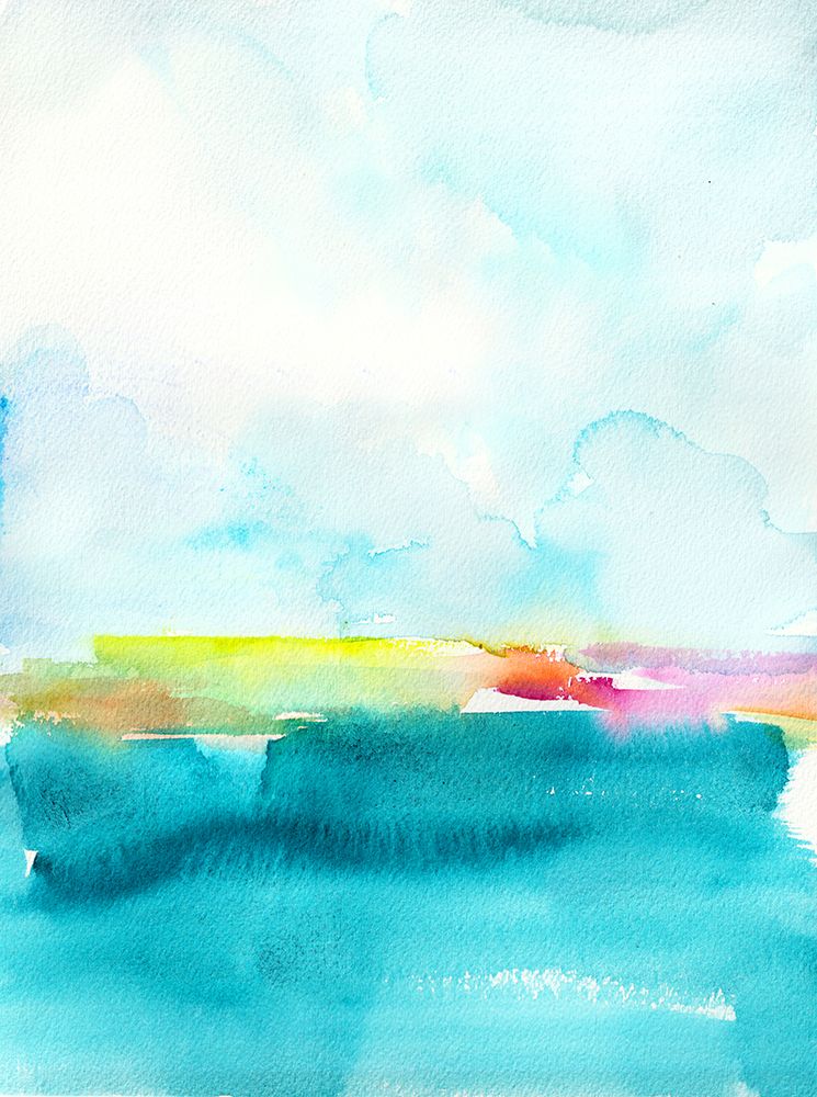 Oceanscape Ii art print by Christine Lindstrom for $57.95 CAD