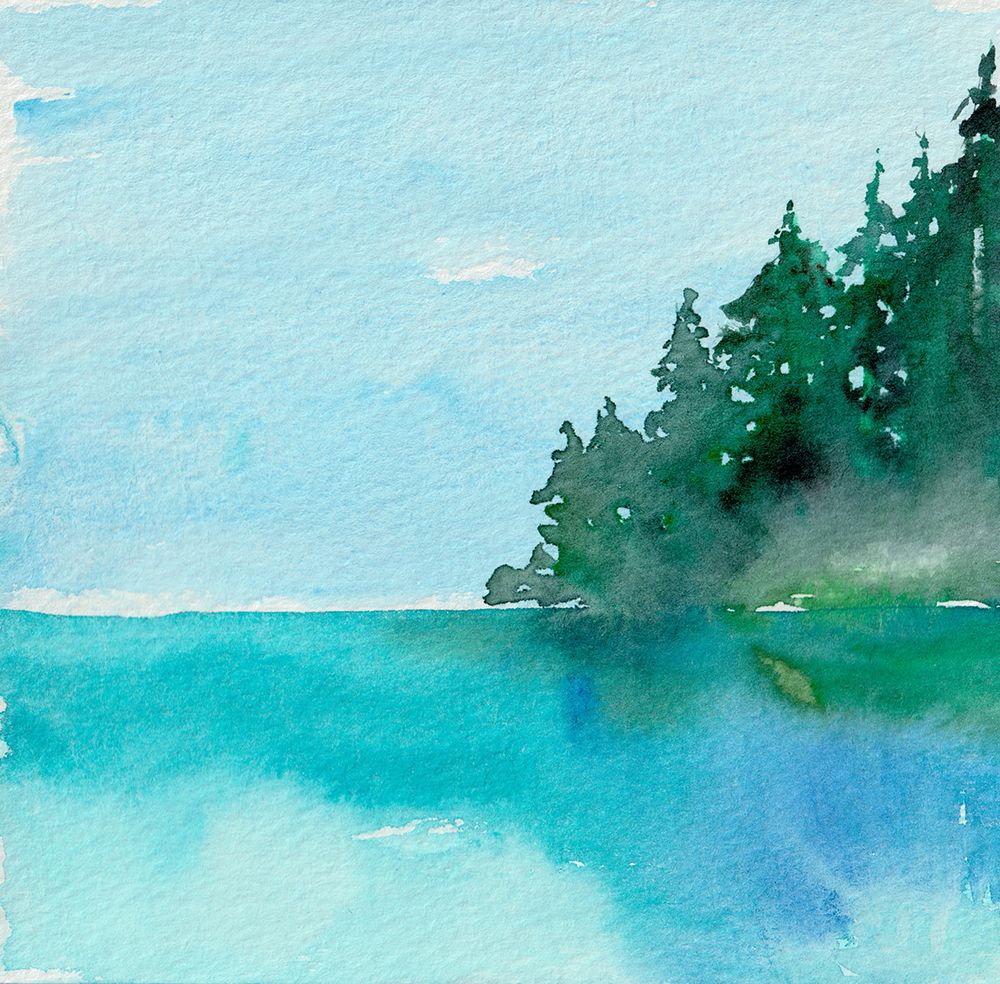 On the Lake art print by Christine Lindstrom for $57.95 CAD