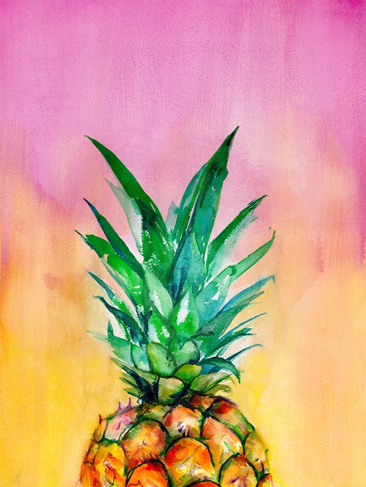 Ombre Pineapple art print by Christine Lindstrom for $57.95 CAD