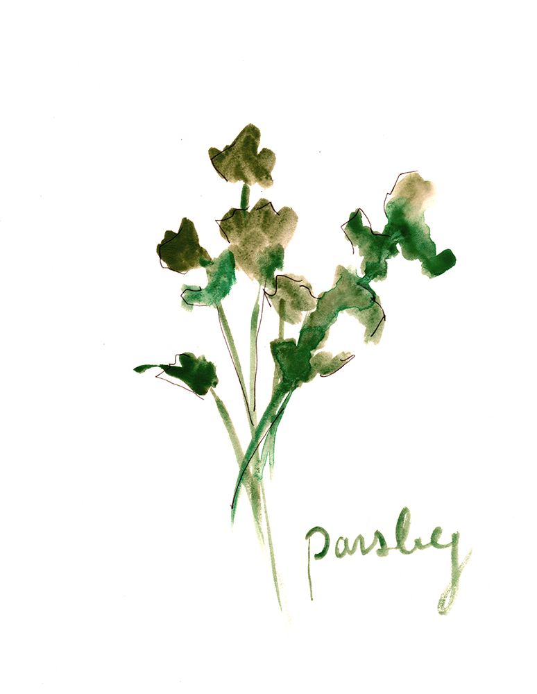 Parsley1 art print by Christine Lindstrom for $57.95 CAD