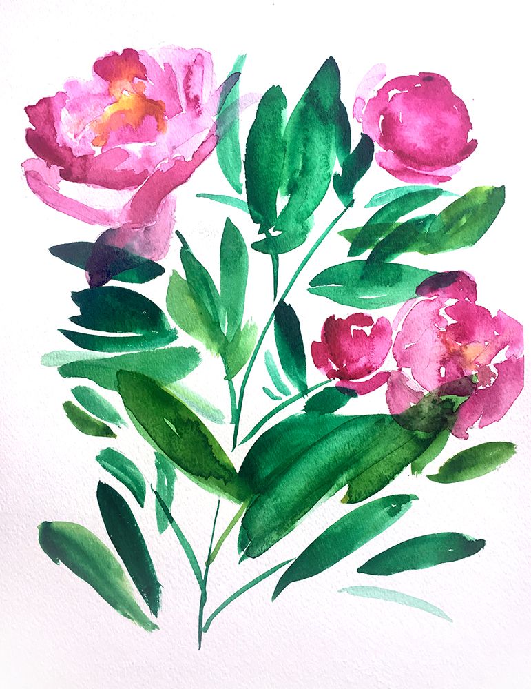 Peoniesiii art print by Christine Lindstrom for $57.95 CAD