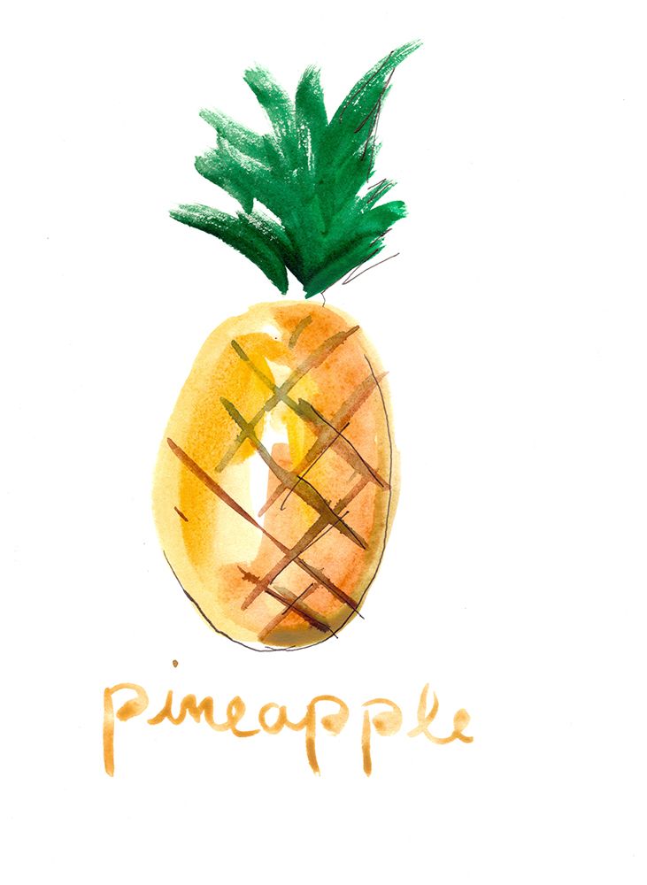 Pineapple art print by Christine Lindstrom for $57.95 CAD