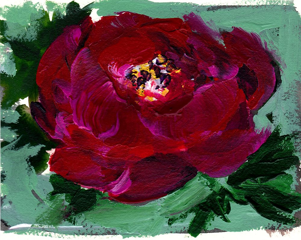 Red Peony art print by Christine Lindstrom for $57.95 CAD